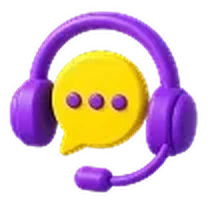 Headset, der står for kundeservice